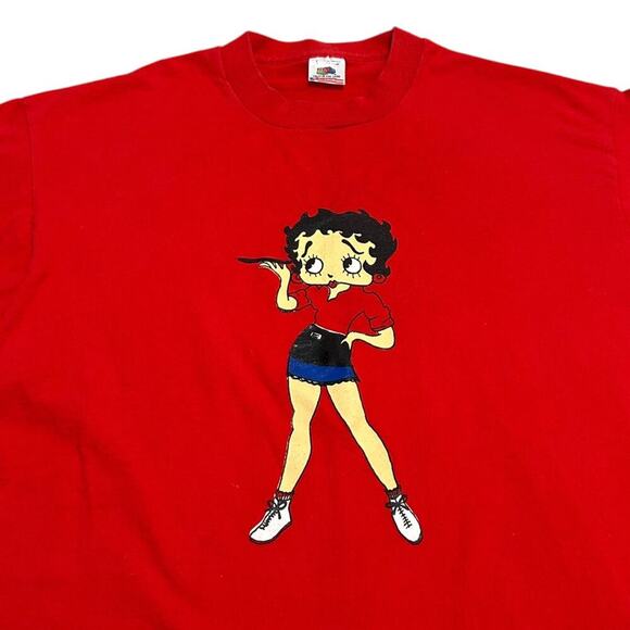Betty Boop Vintage 90’s Cafe Diner Knotts Ave T-shirt - Picture 2 of 5